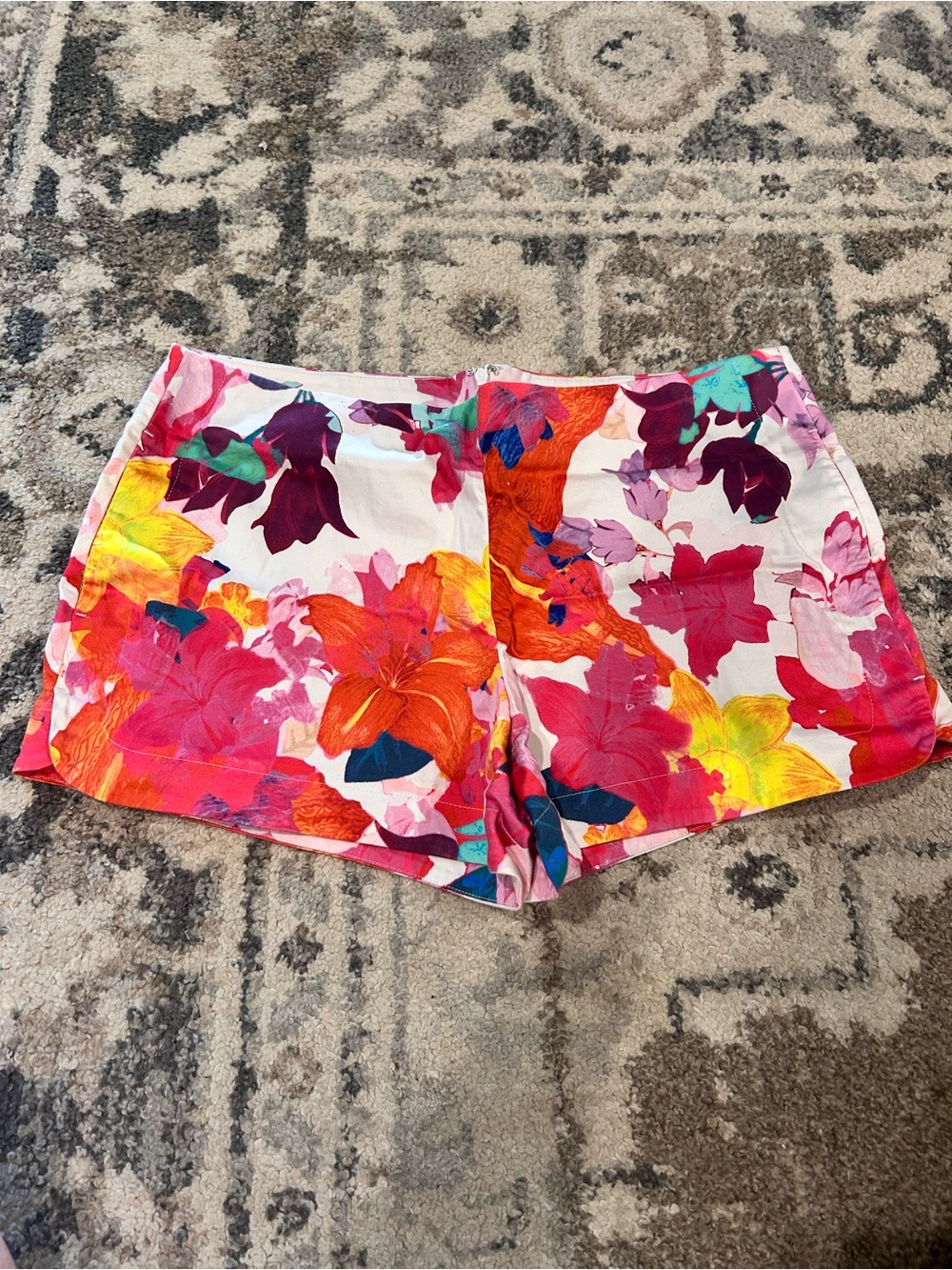 Cynthia Rowley Tropical Floral Print Shorts Women’s  Size 8